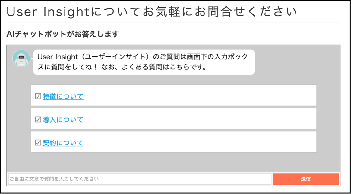 リスト形式