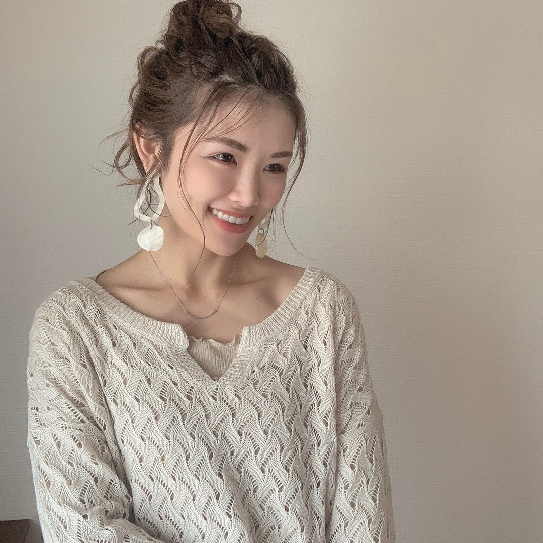 maya  nakanishi￤簡単ヘアアレンジで垢抜け術